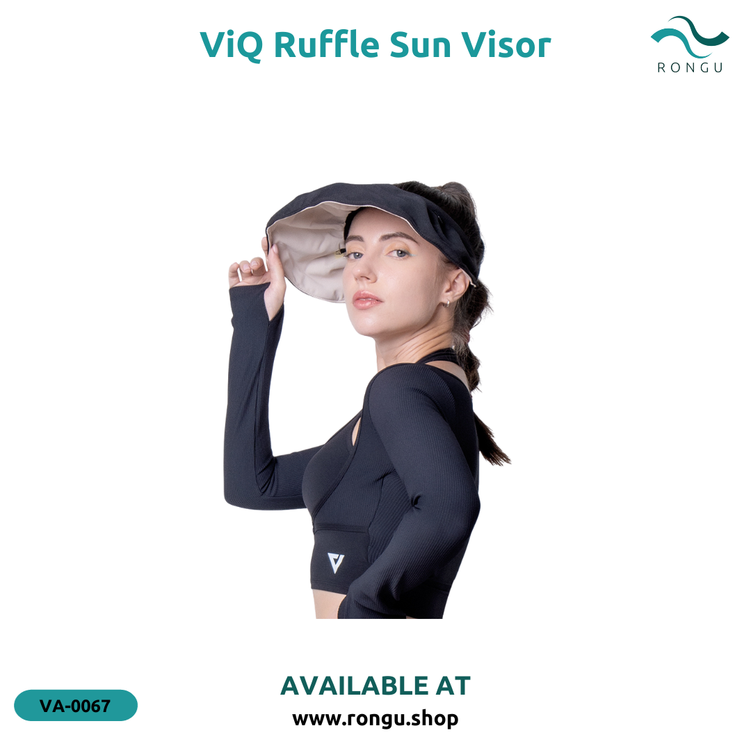 ViQ Ruffle Sun Visor