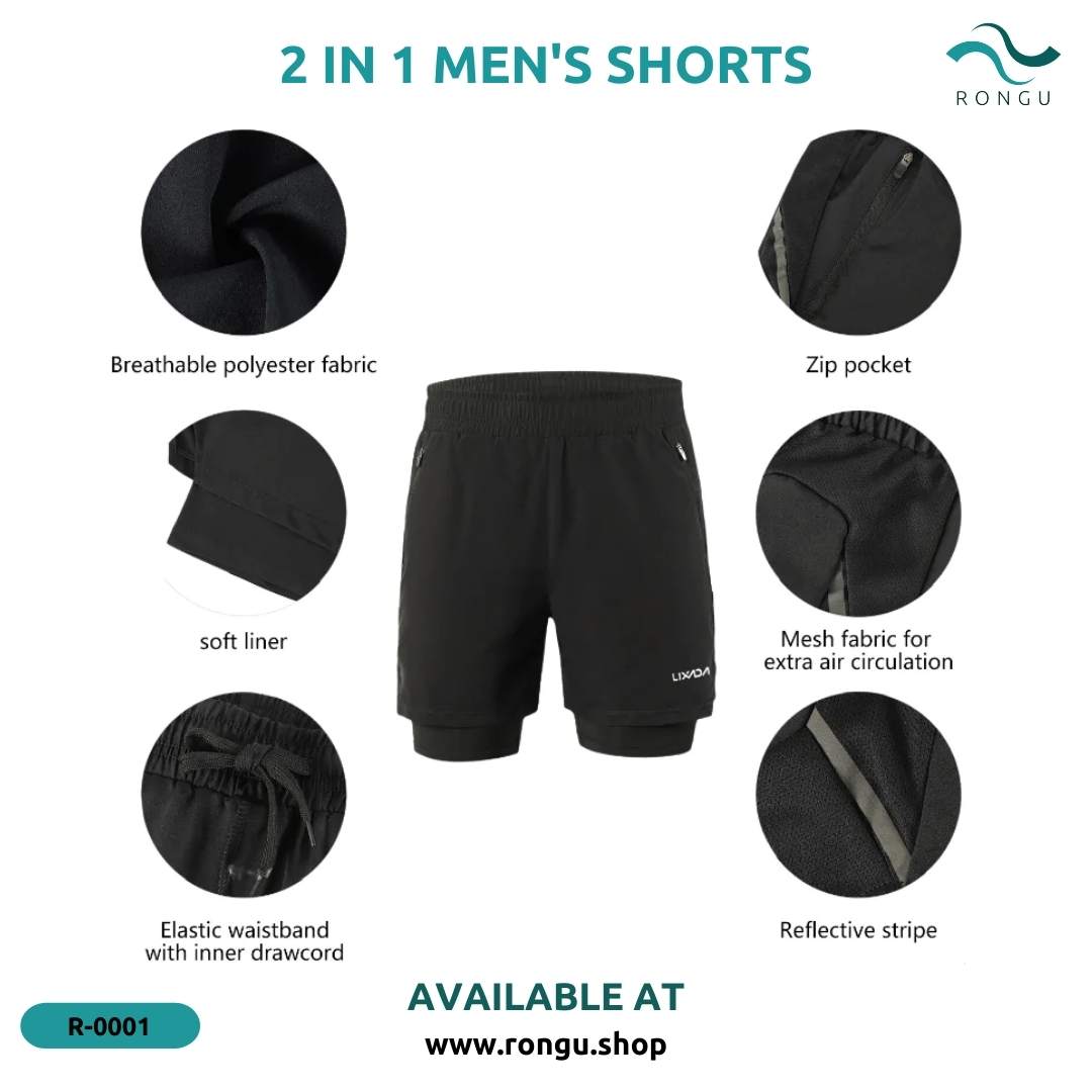 2 IN 1 Men’s Shorts