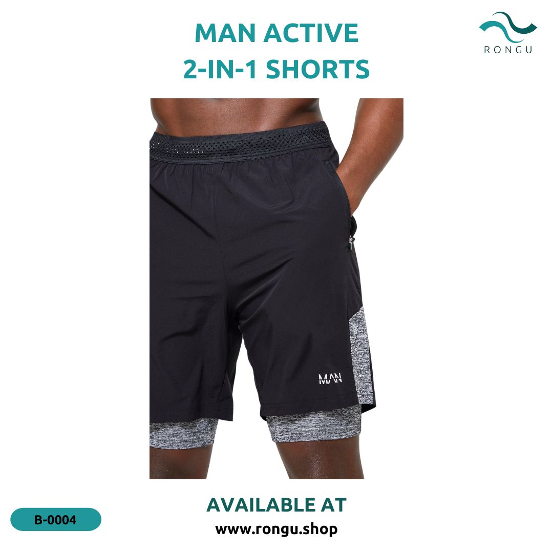 MAN ACTIVE 2-IN-1 SHORT