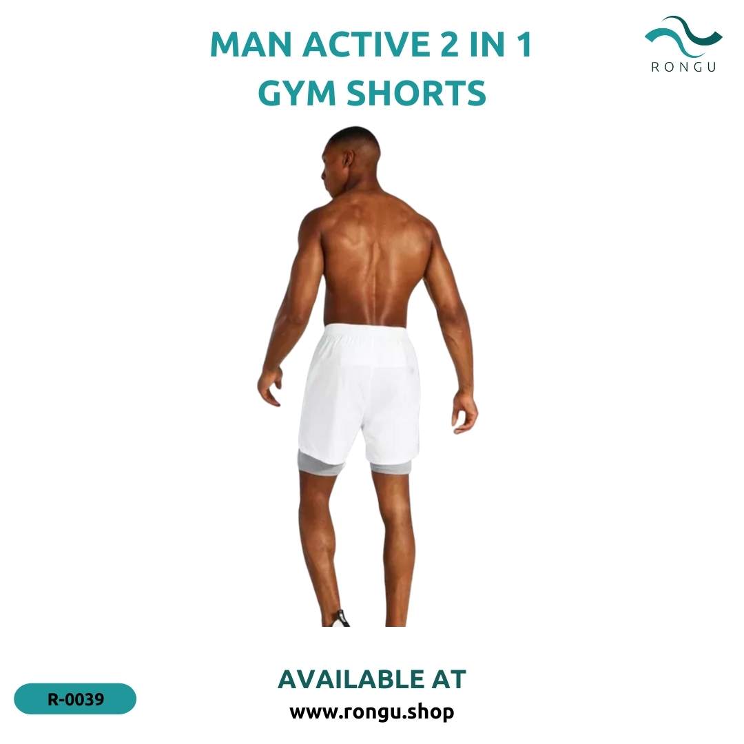 MAN Active Gym Lightweight 2-In-1 Legging Shorts