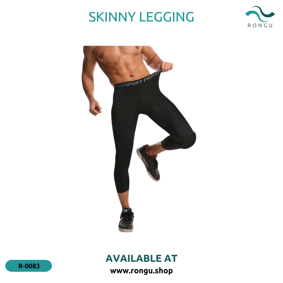 Men 3/4 Padded Sport Tight