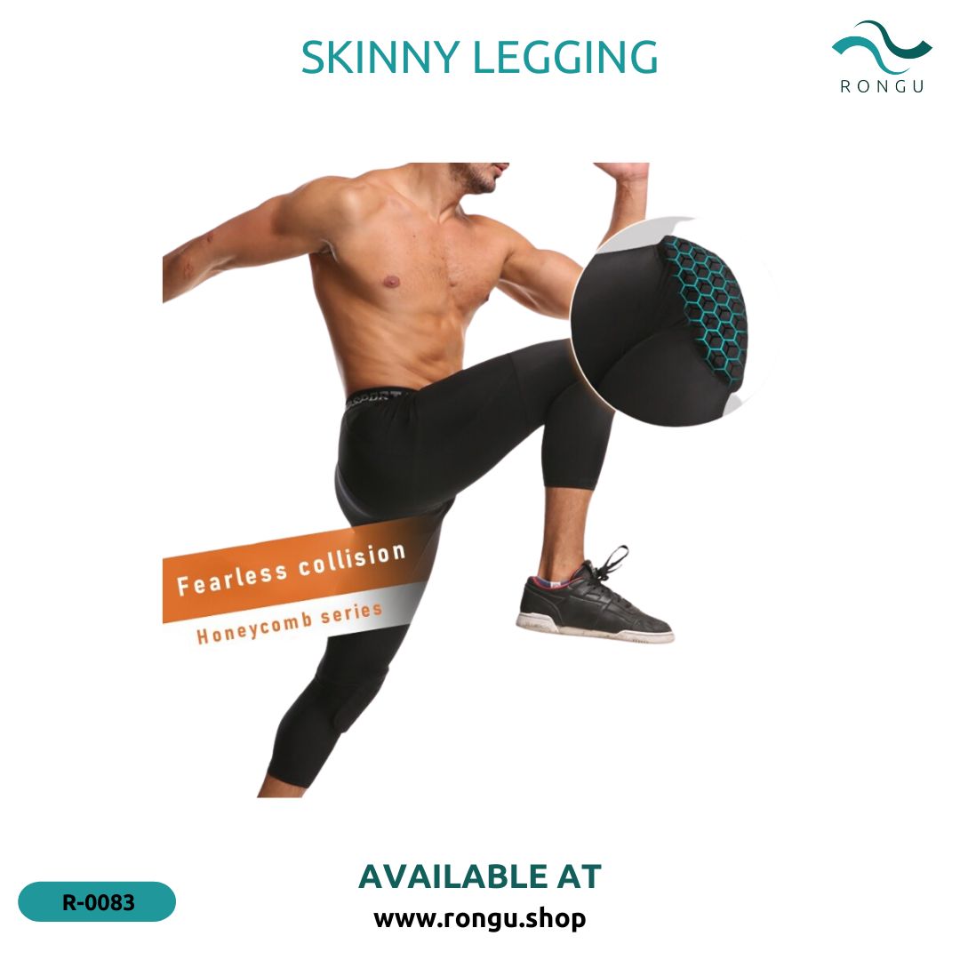 Men 3/4 Padded Sport Tight