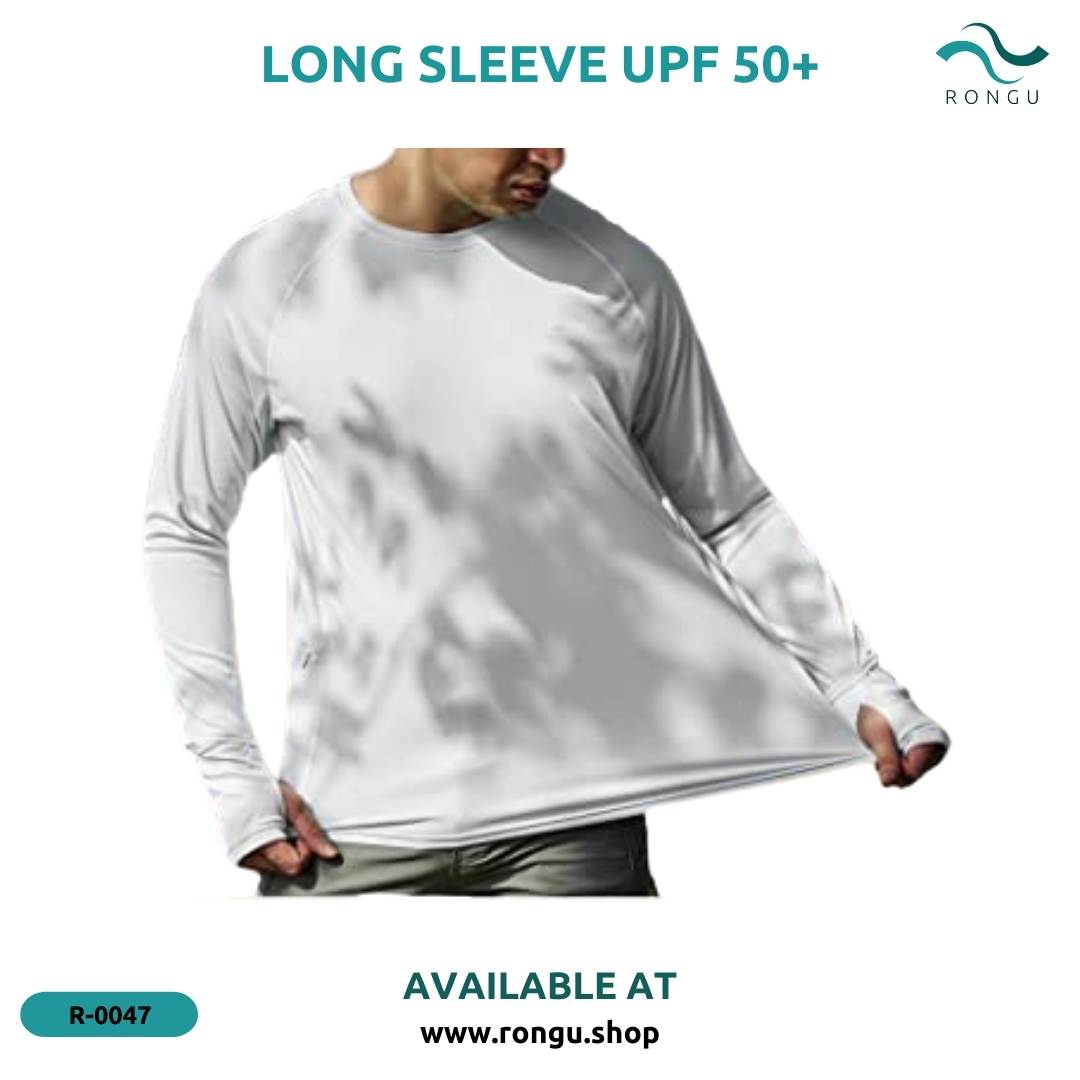 Men Long Sleeve Rash Guard UPF 50+