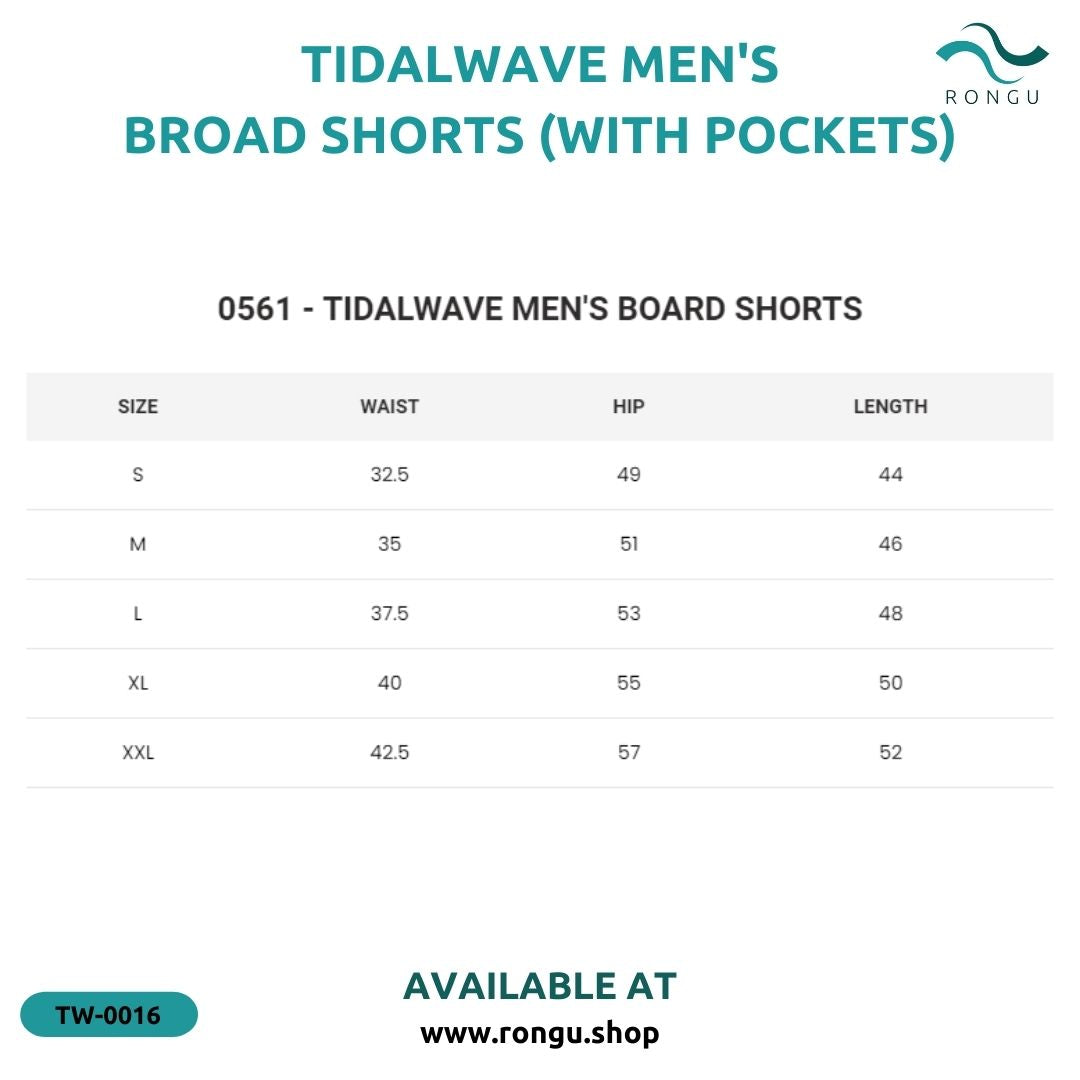 Tidalwave Men's Board Shorts (With Pocket)