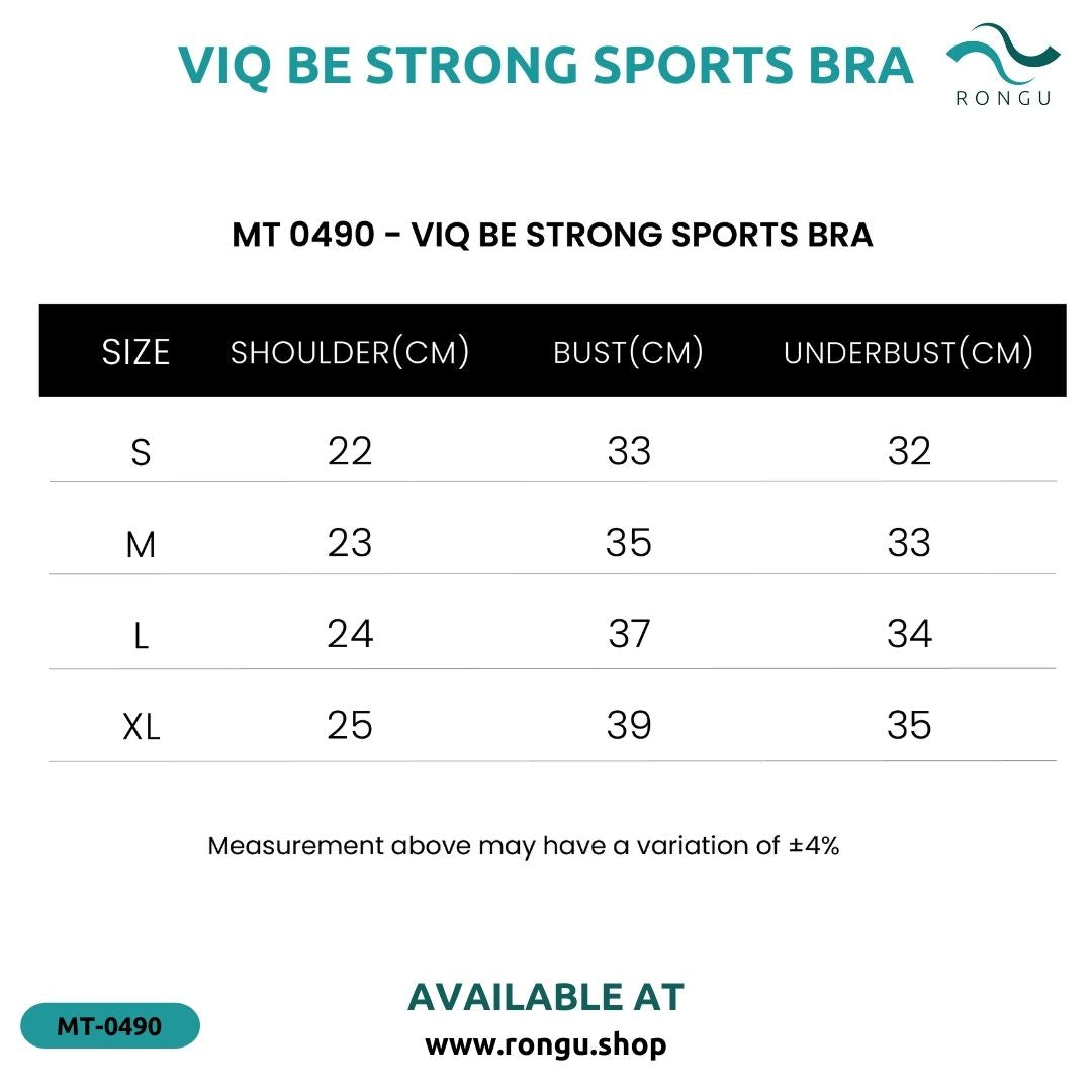 ViQ Be Strong Sports Bra