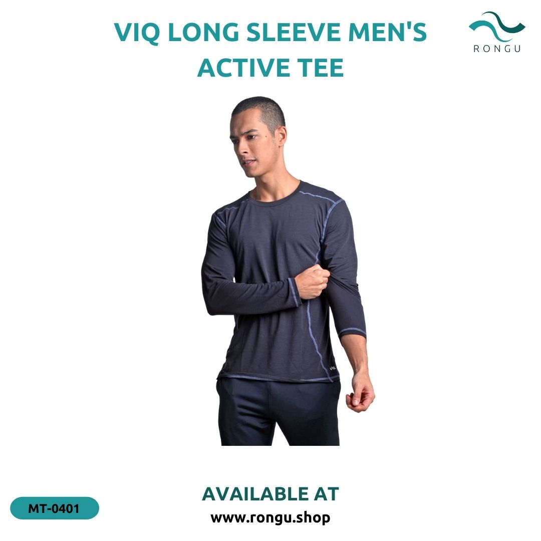 ViQ Long Sleeve Men's Active Tee