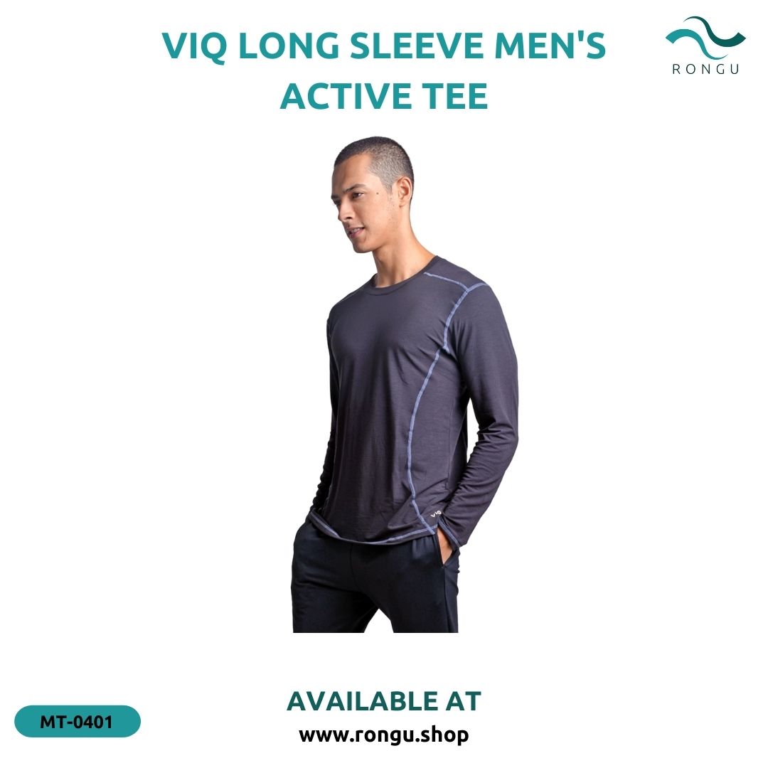 ViQ Long Sleeve Men's Active Tee