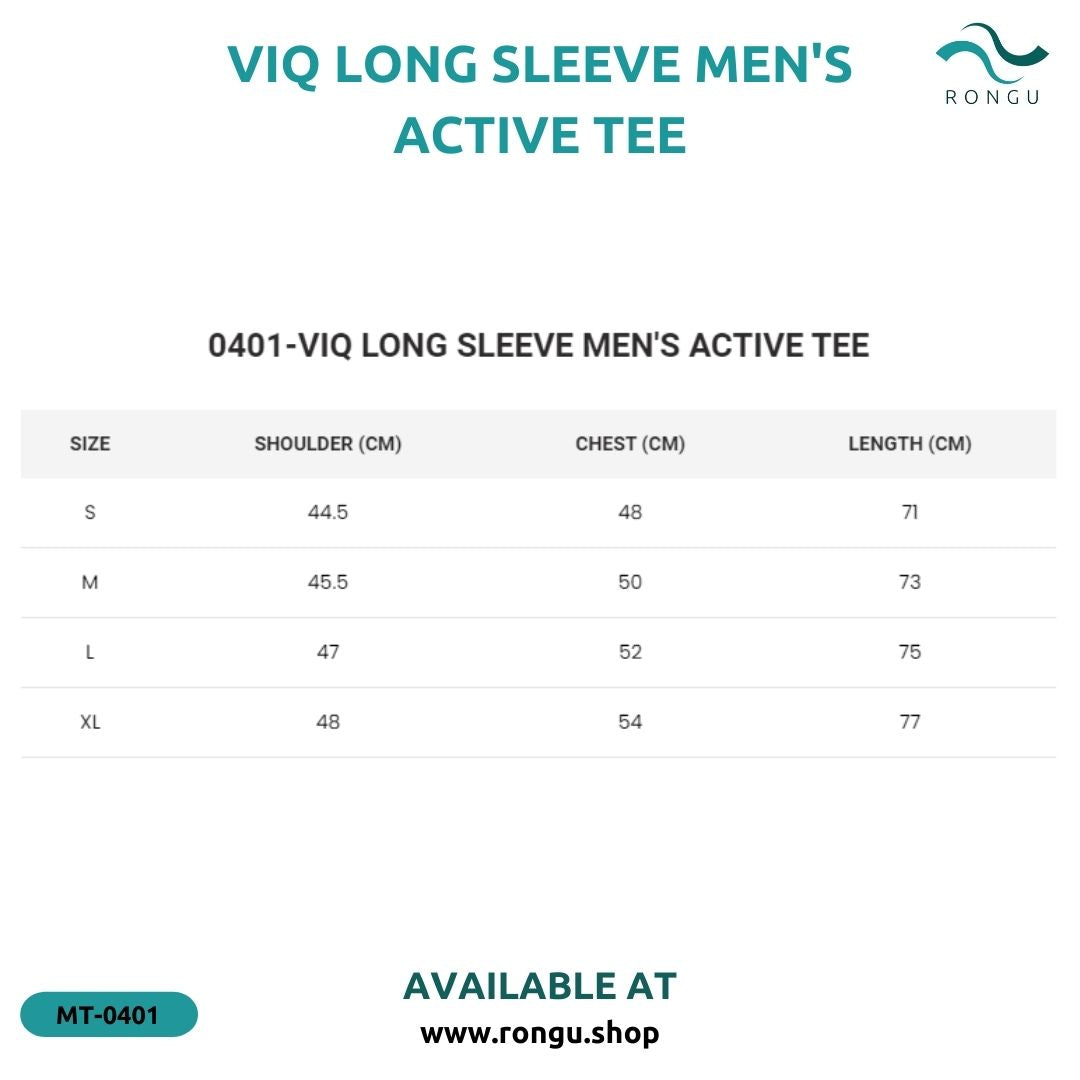 ViQ Long Sleeve Men's Active Tee