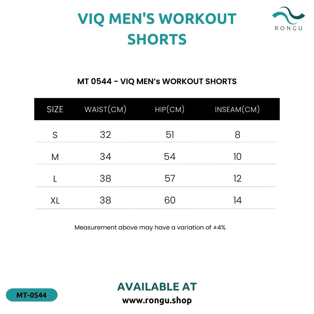 ViQ Men's Workout Shorts
