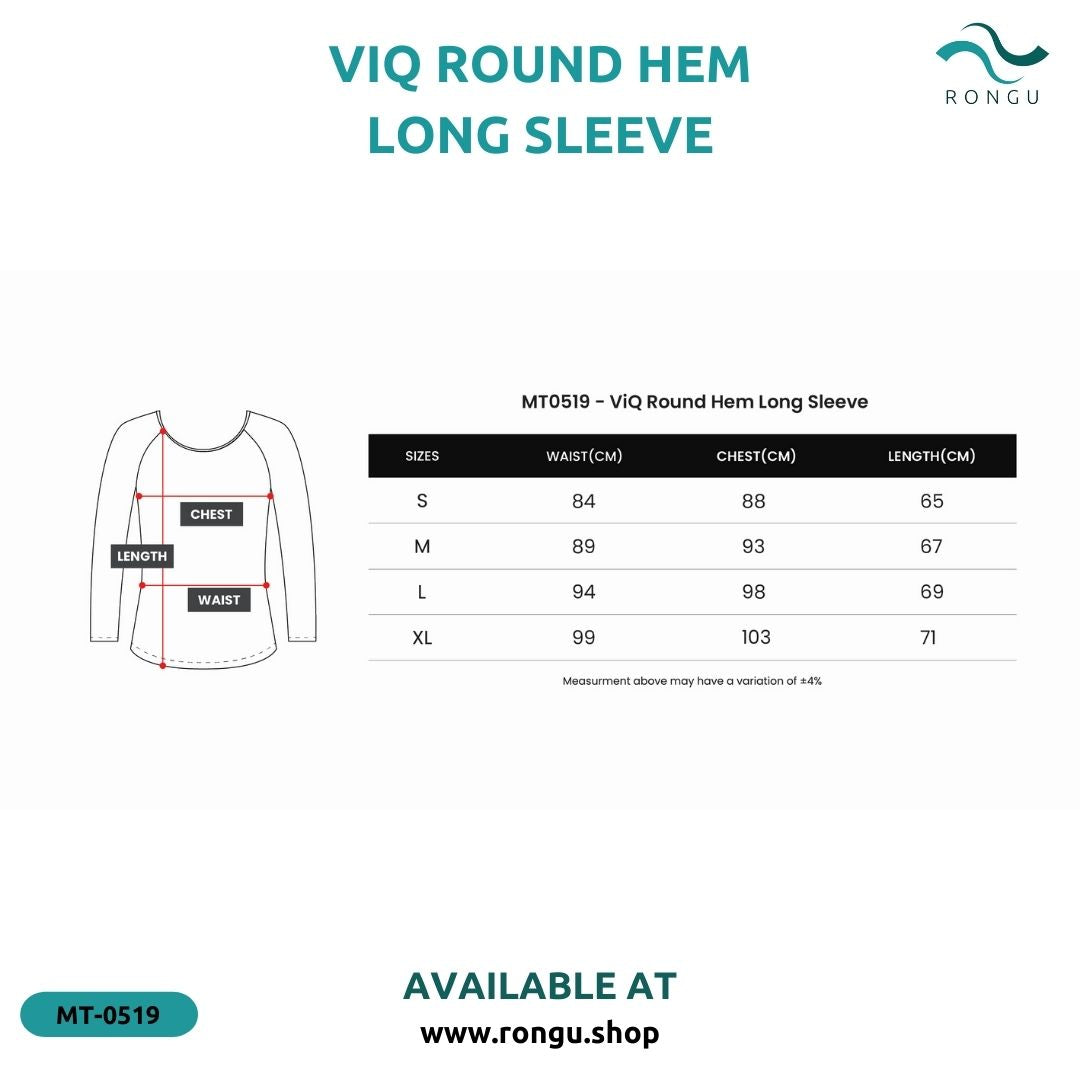 ViQ Round Hem Long Sleeve