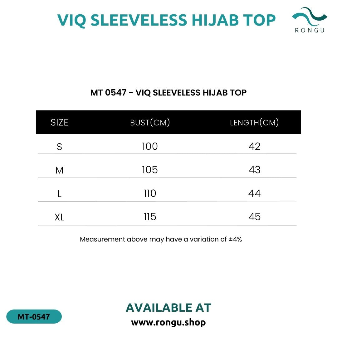 ViQ Sleeveless Hijab Top