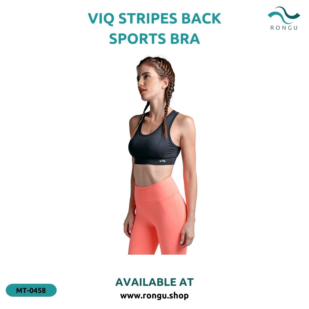 ViQ Stripes Back Sports Bra