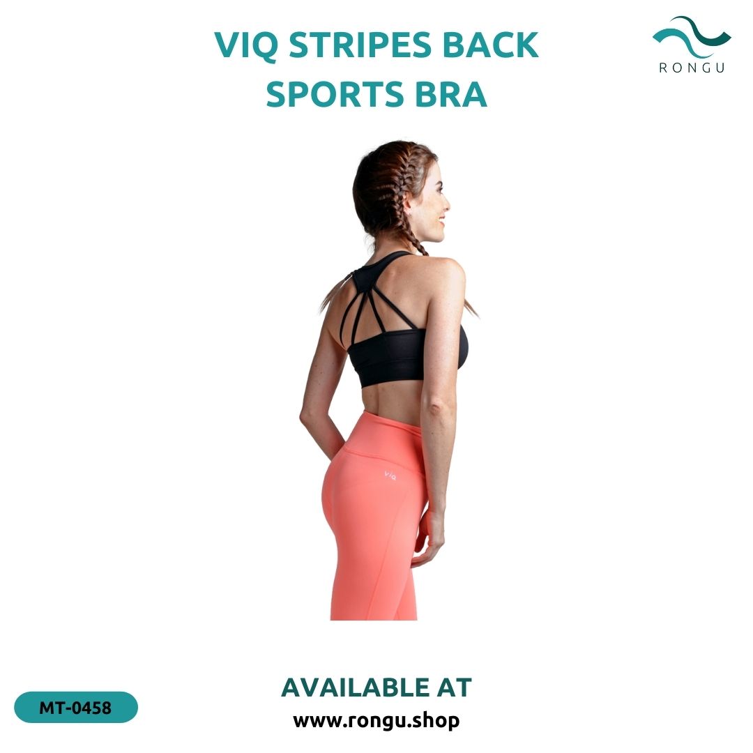 ViQ Stripes Back Sports Bra