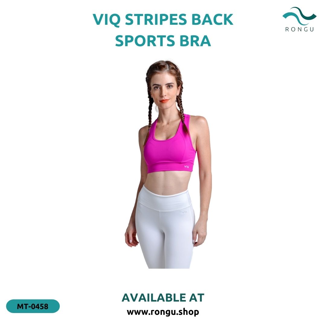ViQ Stripes Back Sports Bra