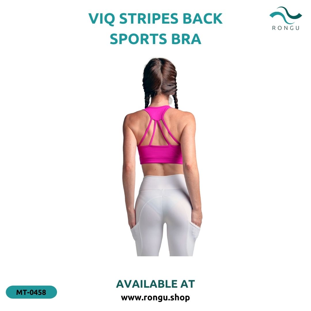 ViQ Stripes Back Sports Bra