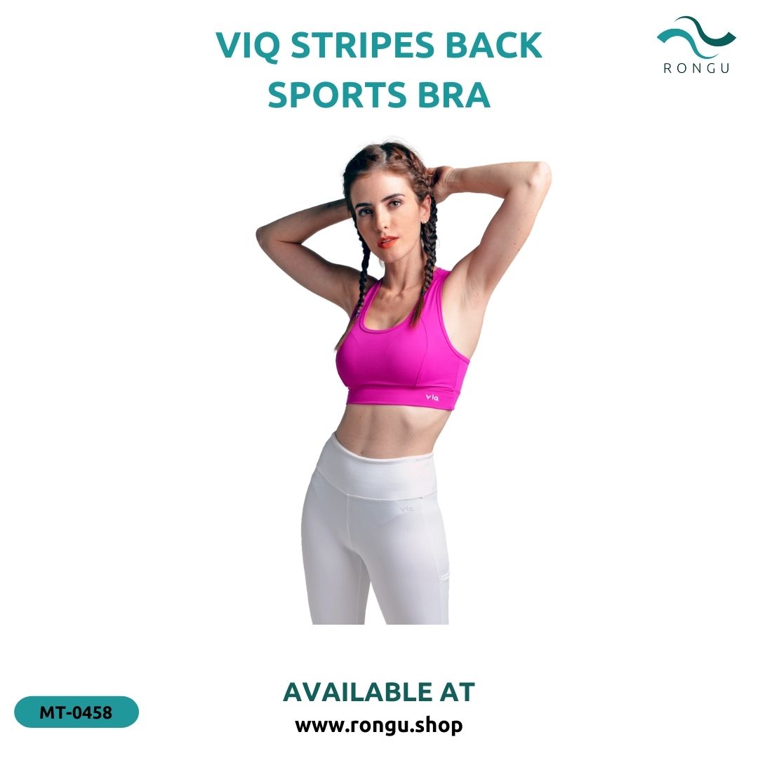 ViQ Stripes Back Sports Bra
