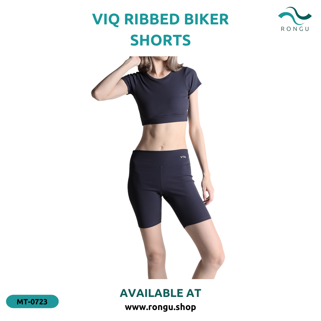 ViQ Ribbed Biker Shorts
