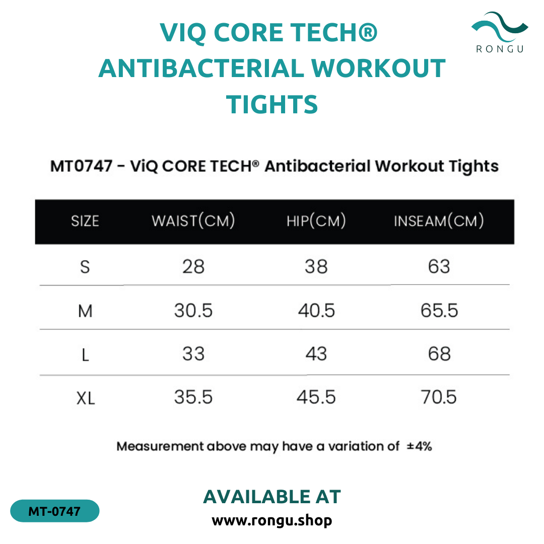 ViQ CORE TECH® Antibacterial Workout Tights