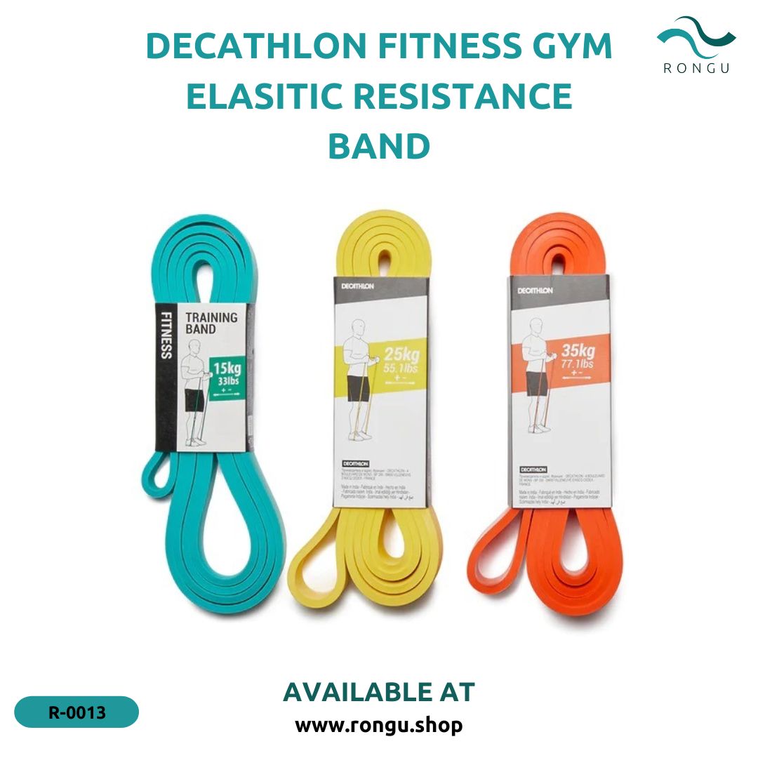Decathlon Fitness Gym Elastic Resistance Band – Rongu Fitness
