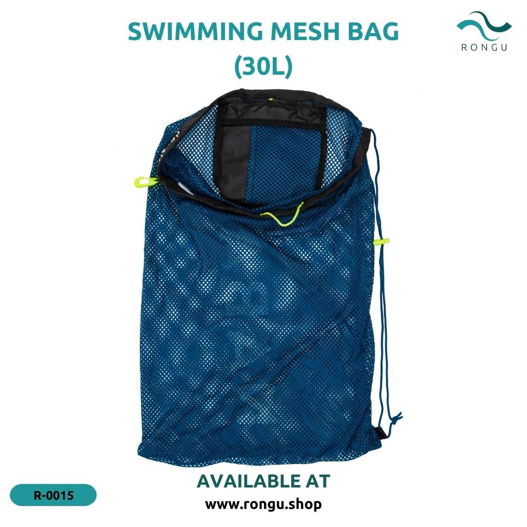 Decathlon Swimming Mesh Quick Dry Pool Bag (30L)