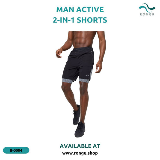 MAN ACTIVE 2-IN-1 SHORT