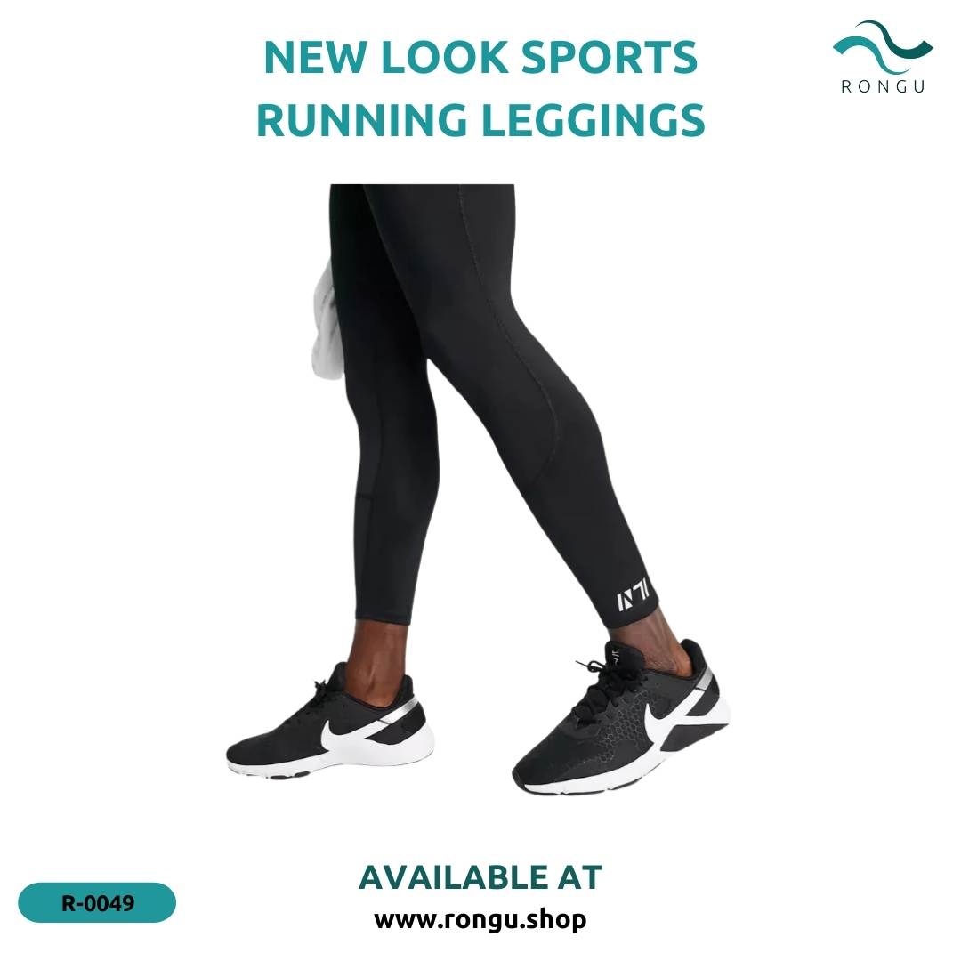 New Look Sports Running Leggings In Black