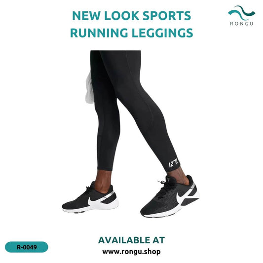 New Look Sports Running Leggings In Black