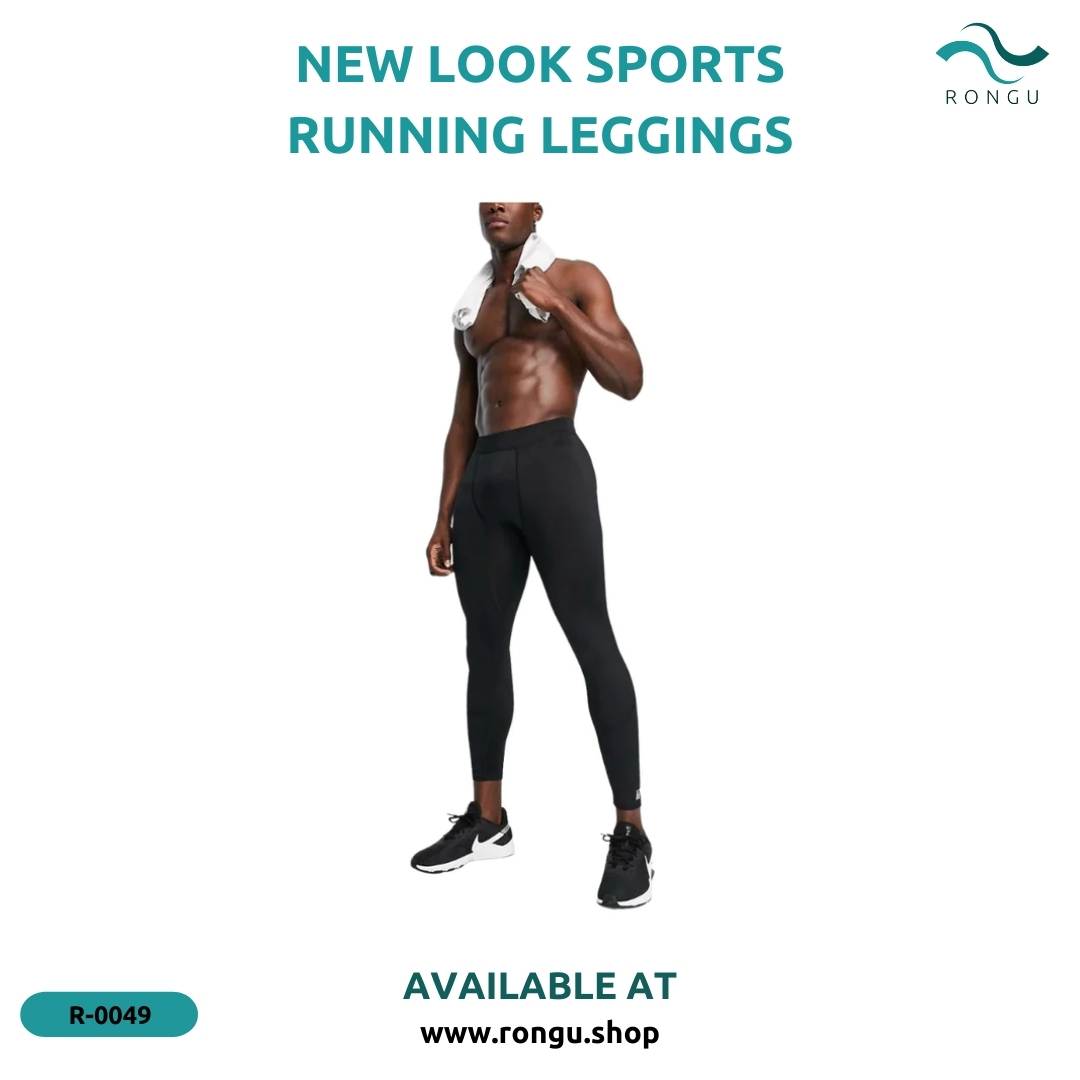 New Look Sports Running Leggings In Black