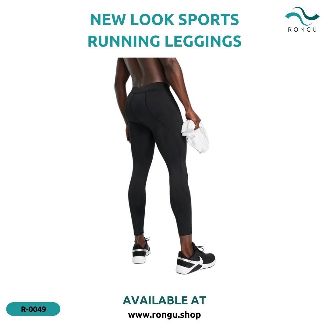 New Look Sports Running Leggings In Black