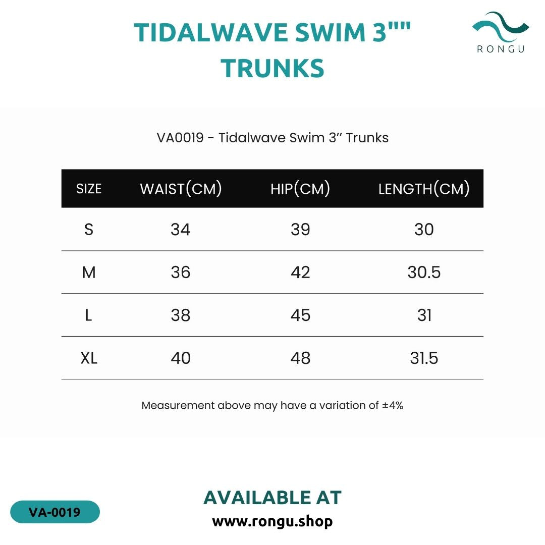 Tidalwave Swim 3" Trunks