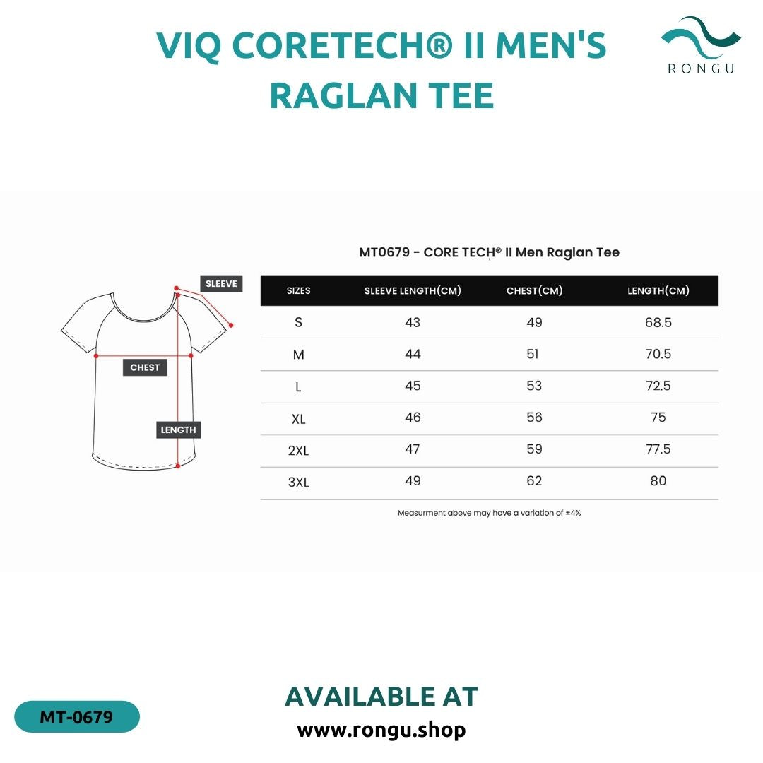 CORE TECH® II Men Raglan Tee