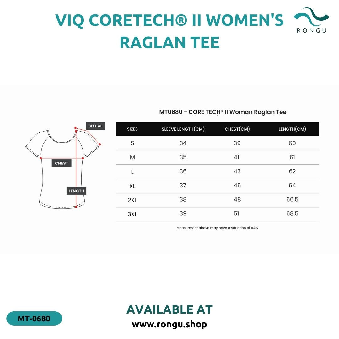 CORE TECH® II Women Raglan Tee
