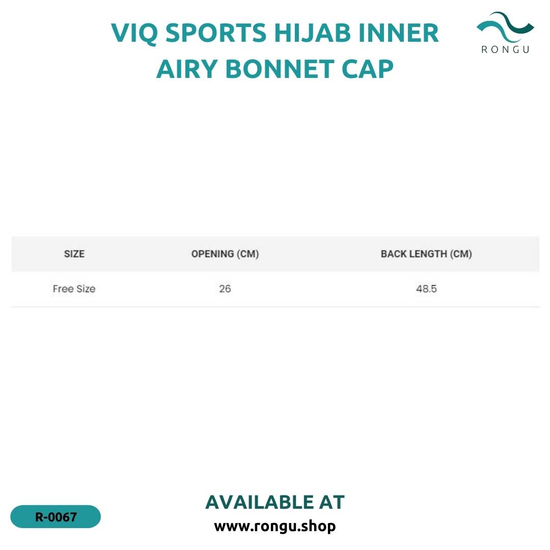 Hijab Inner - Airy Bonnet Cap