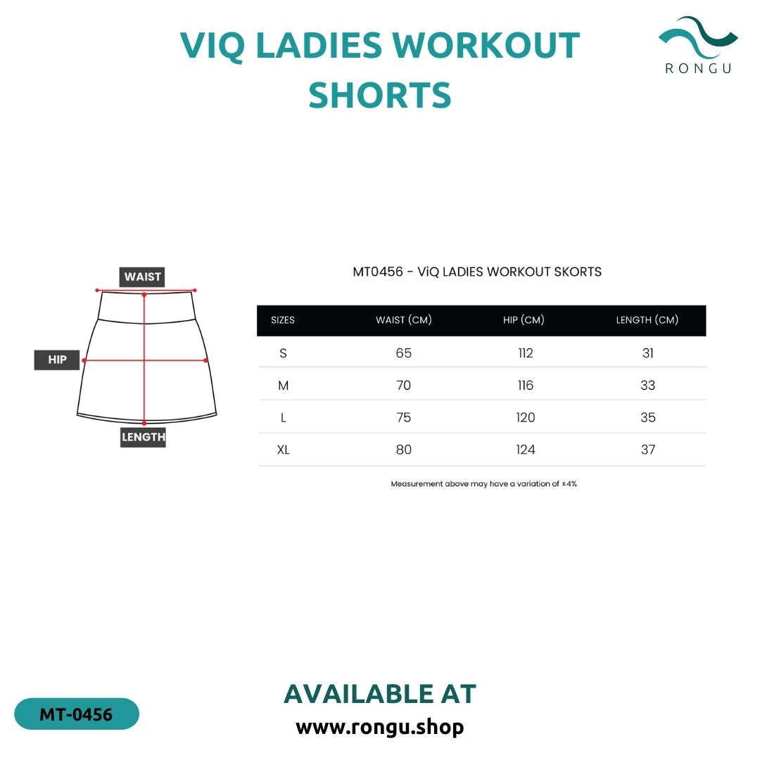 ViQ Ladies Workout Shorts