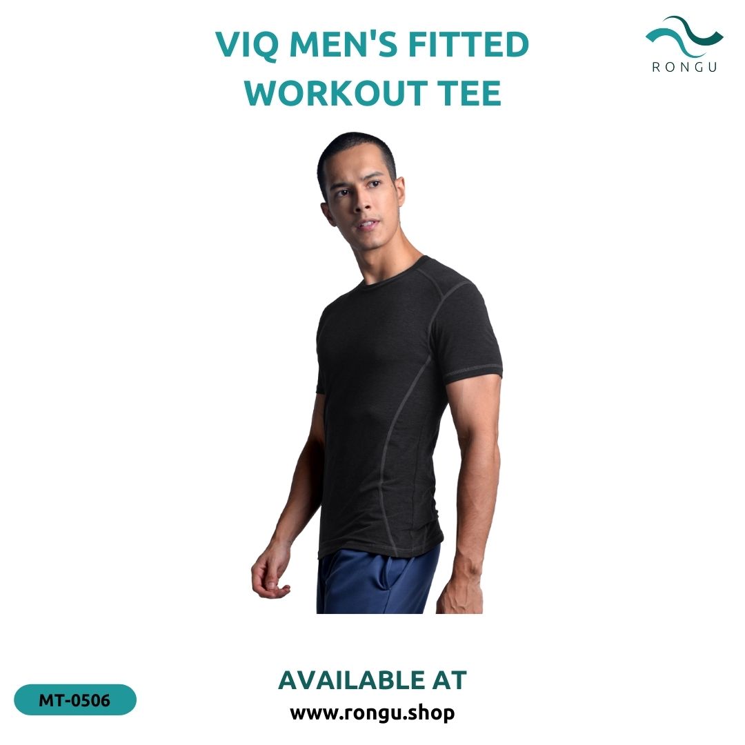 VIQ Men Fitted Workout Tee