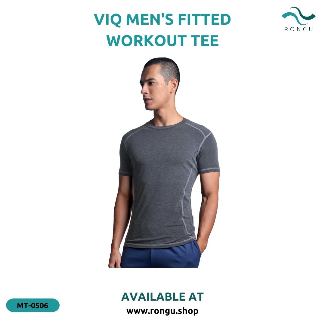 VIQ Men Fitted Workout Tee