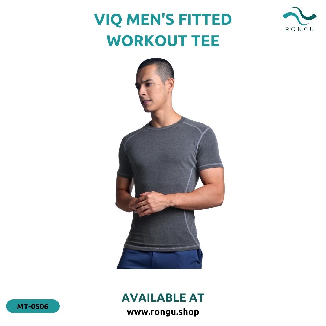 VIQ Men Fitted Workout Tee