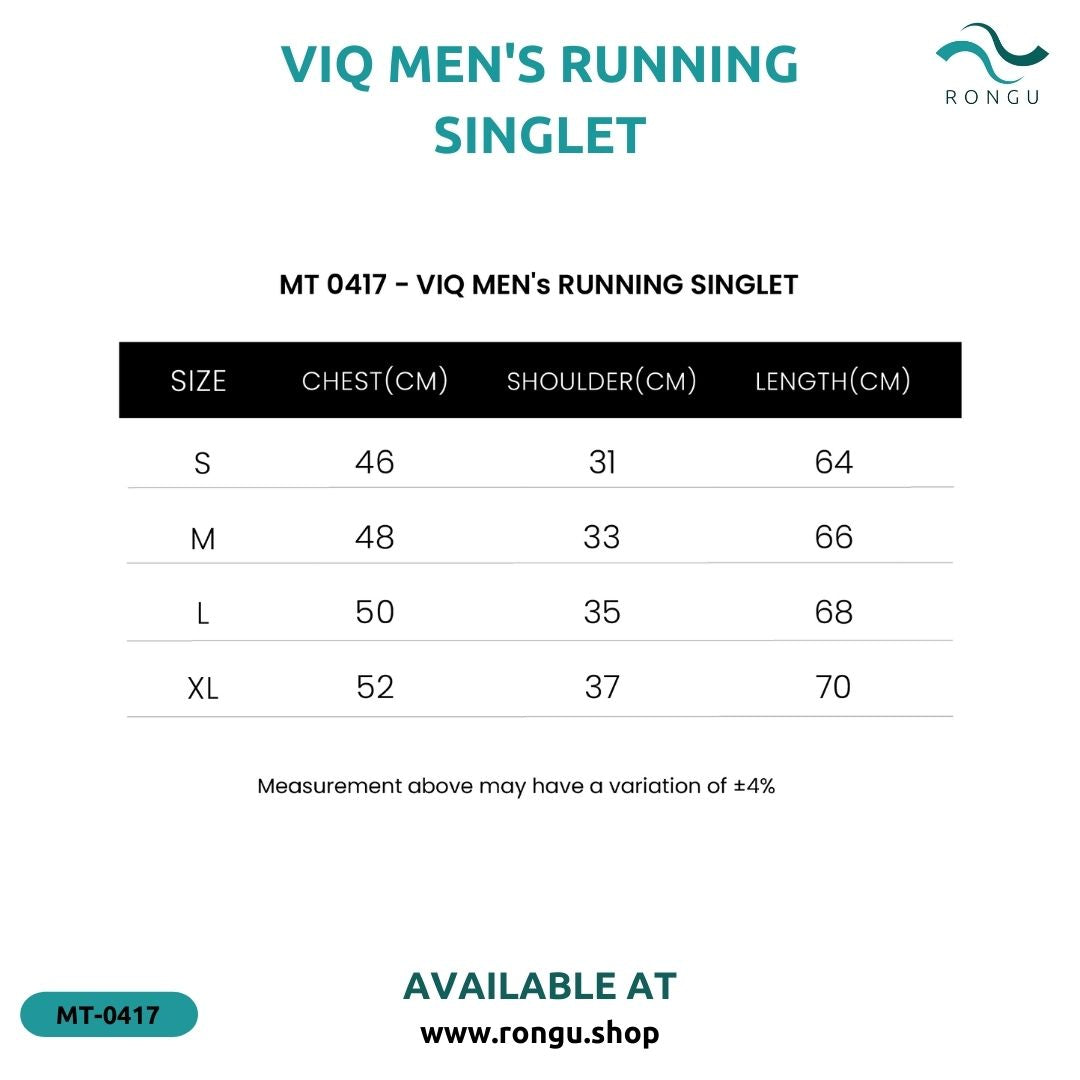 ViQ Men's Running Singlet