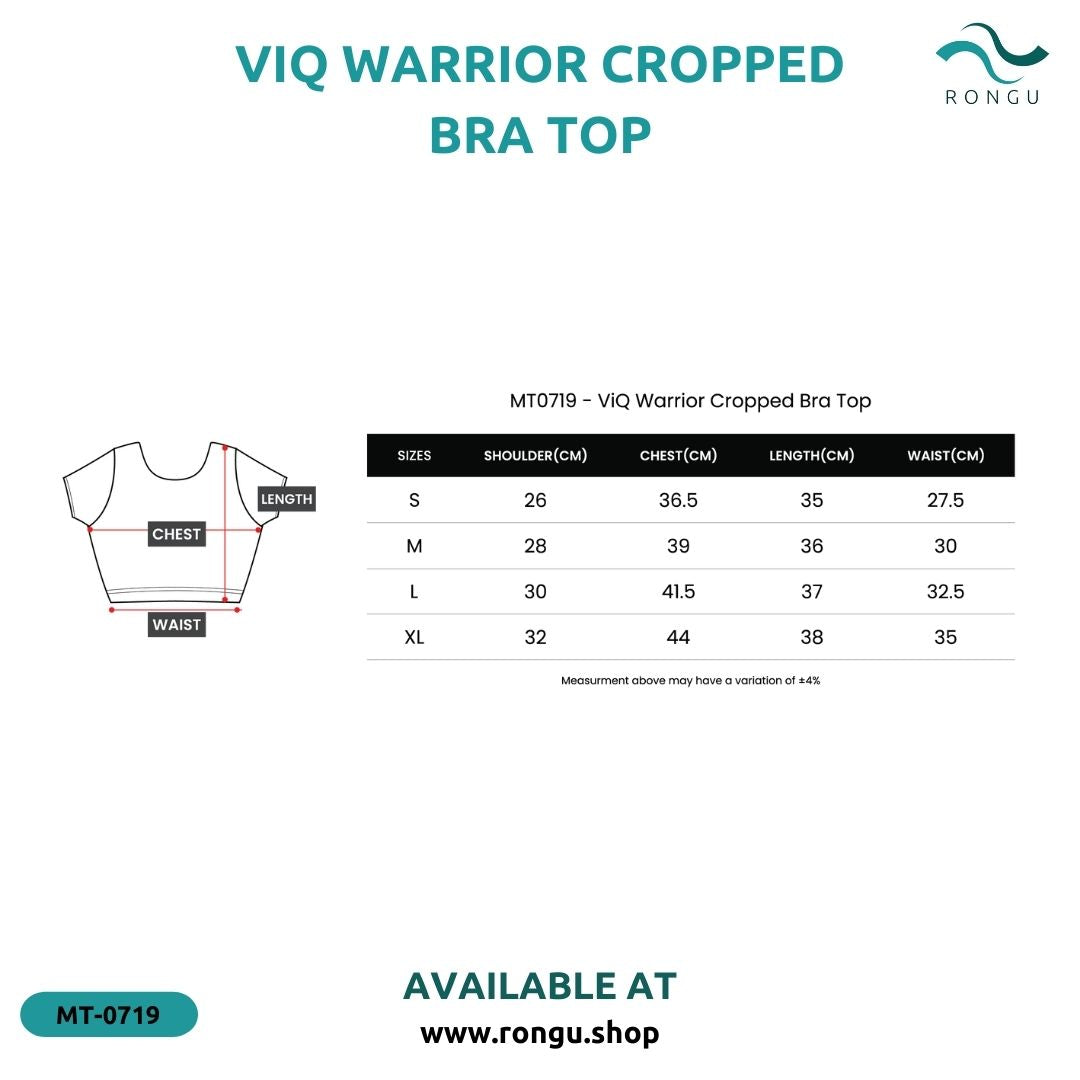 ViQ Warrior Cropped Bra Top